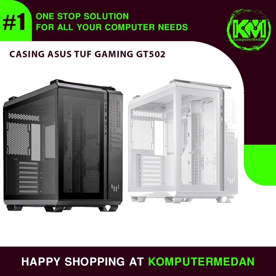 CASING PC ASUS TUF GAMING GT502 Black / White