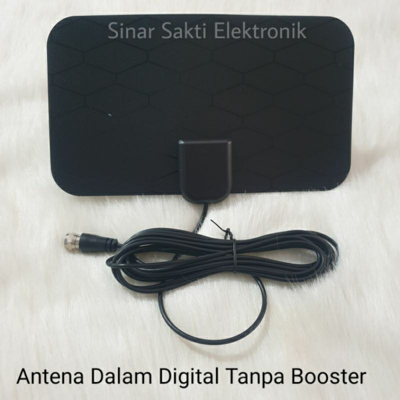 Antena TV Digital Taffware Booster Indoor Dalam Anten Tempel Dinding Antene Analog