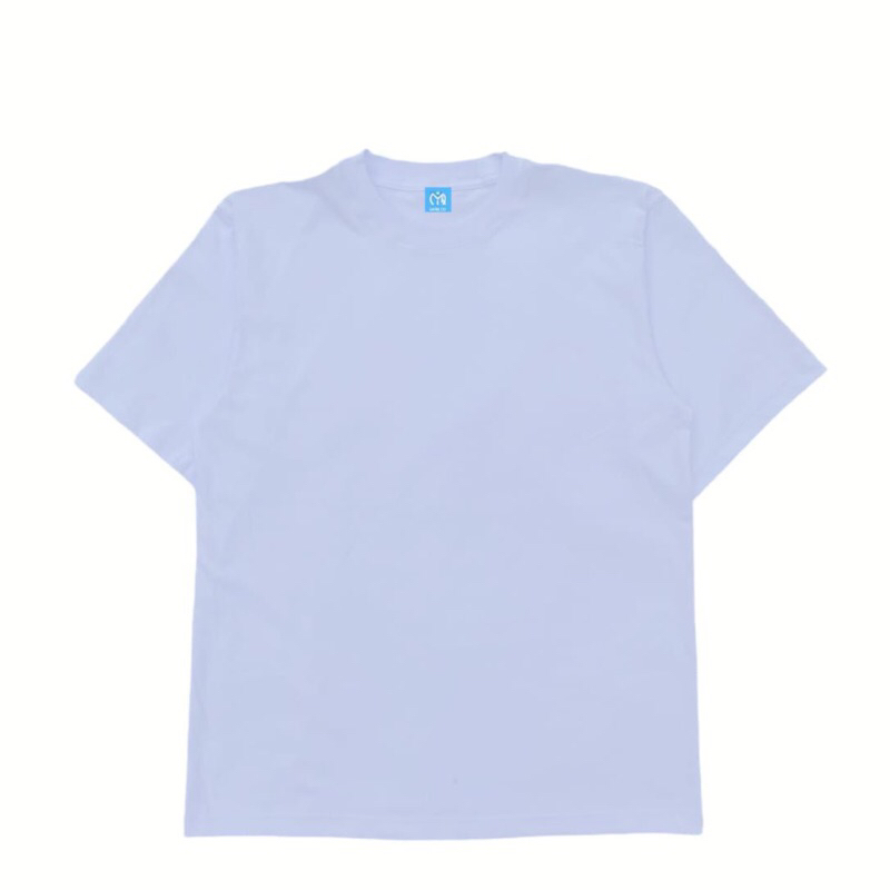 kaos polos oversized putih