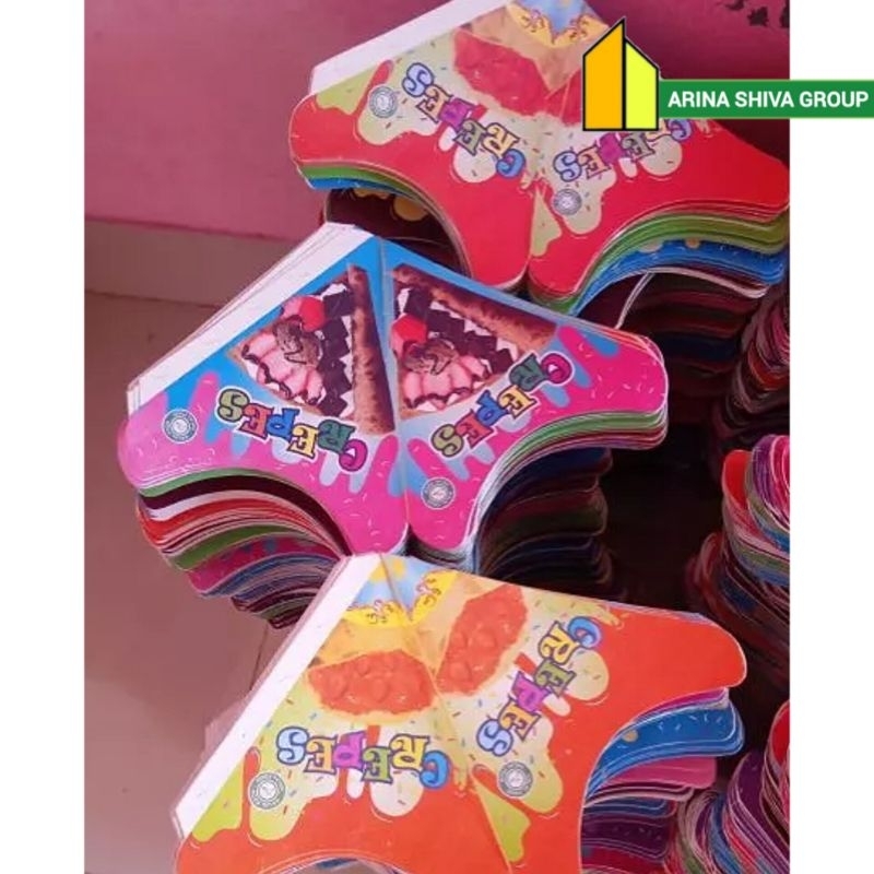 

300 LEMBAR KEMASAN CREPES 3D PAPER CRAFT | KERTAS LEKER CRISPY HIGH QUALITY | BOX LEKKER WAFFLE CROFFLE PRODUK TERBARU | ARINA SHIVA GROUP 1861