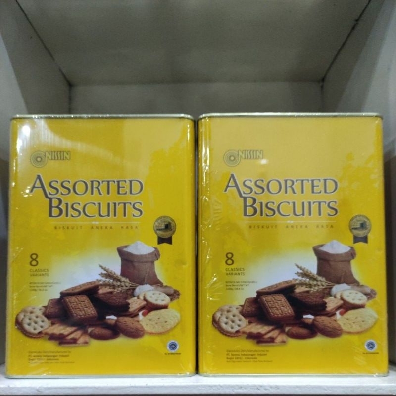 

Nissin Assorted Biscuits Yellow / Kuning Kaleng Segi 1100G 1100 Gram