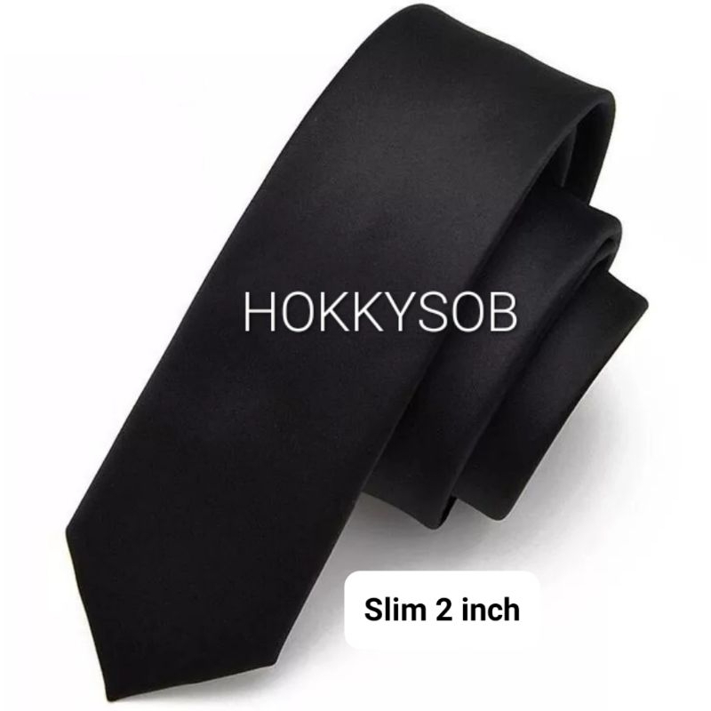 DASI HITAM SLIM POLOS SALUR BINTIK GARIS KOTAK CATUR POLOS DASI WISUDA WEDDING ACARA KANTOR SERAGAM KULIAH OSPEK