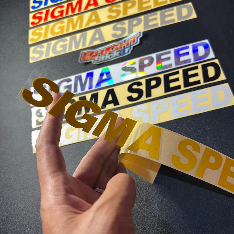 Sticker Stiker SIGMA SPEED Sticker MOBIL Cutting