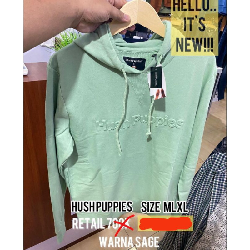 NEW ARRIVAL HOODIE HUSH PUPPIES ORIGINAL