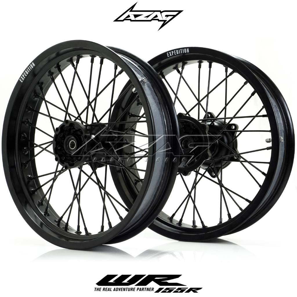 velg set motor yamaha wr 155 ring 17 modif supermoto mgv expedition