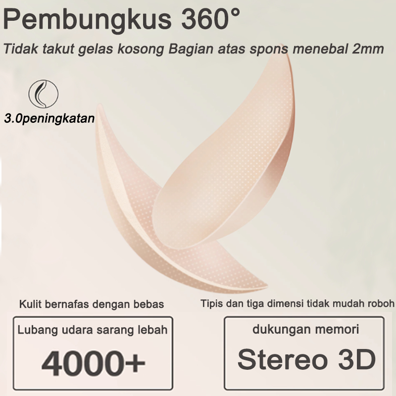Seamless BH Push Up Bra Busa Bisa Dilepaskan Tanpa Kawat  Jeli Semi Cair Pakaian Mengangkat Dalam Wanita GD01