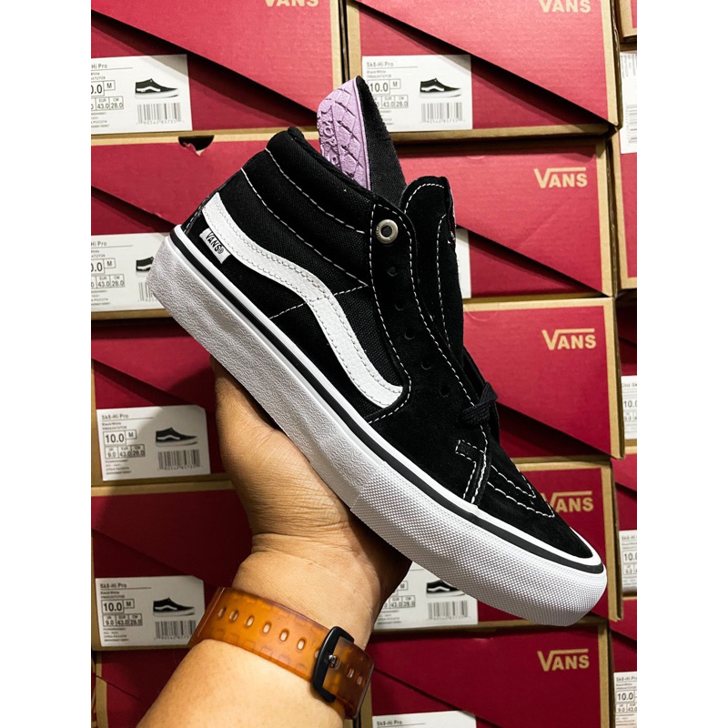 Vans Sk8 Mid Pro Black White