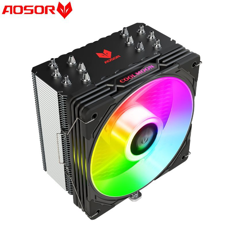 CPU COOLER COOLMOON AOSOR AS600 6 PIPE ARGB PWM
