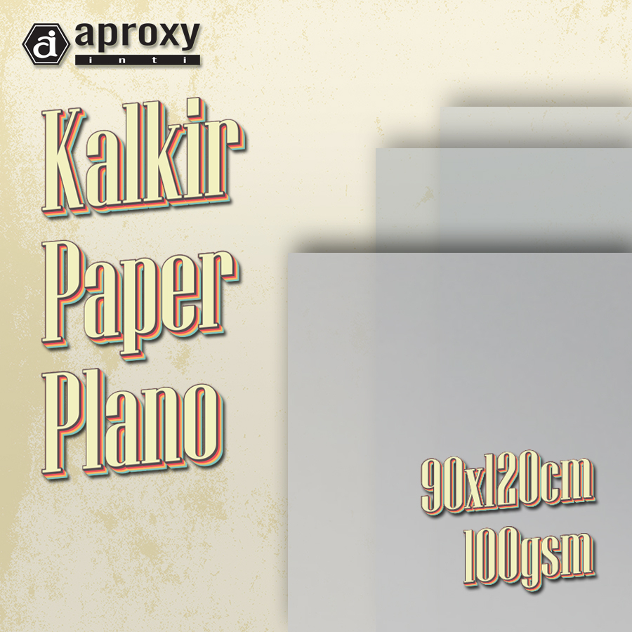 

KALKIR PAPER TRANSPARENT 90 x 120 CM, 85 - 100 GSM