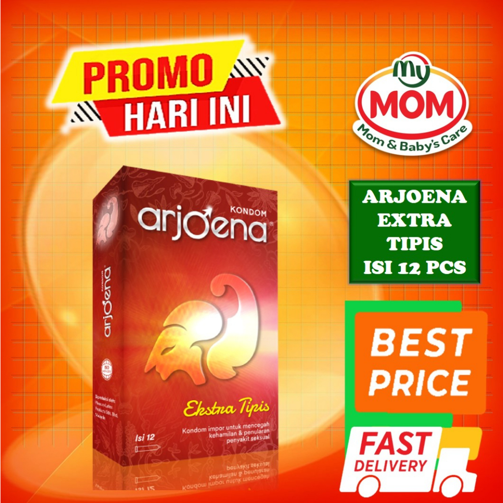 [BPOM] Kondom Arjoena Extra Tipis Isi 12 Pcs / Kondom Arjoena / Kondom Arjuna / Kondom ViVO / MY MOM