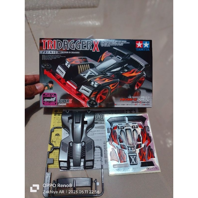 Tamiya 19433 Bodi Body Kap Tridager Tridagger X + Decal