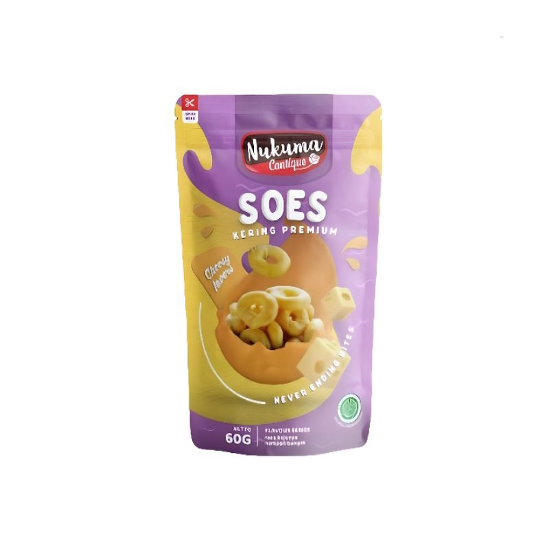 

Soes Kering "NUKUMA" Varian Cheesy Lover [60gr]