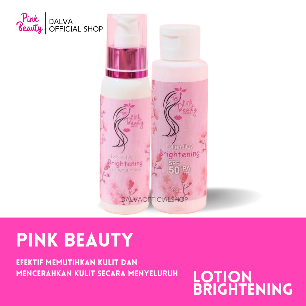 PINK BEAUTY Lotion Brightening/ Lotion Pemutih Kulit