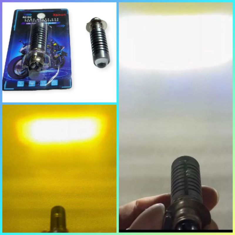 Bohlam LED Laser H6 Xenon Hi Low Super Terang Best Quality