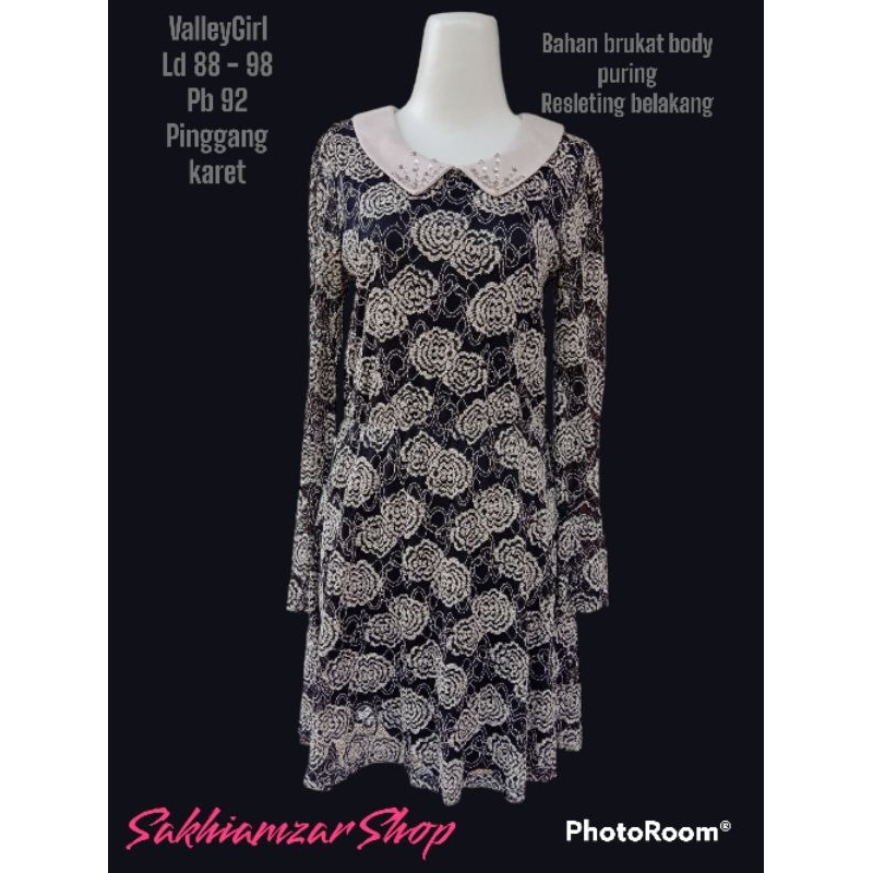 Sakhiamzar Shop Dress pesta kawai lucu LA Neigh Bor, Valleygirl