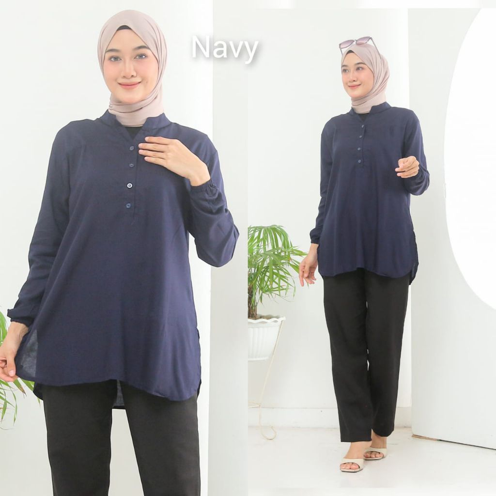 Atasan wanita blus kantor rayon premium