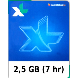 Voucher XL 2,5 GB (7 hari)