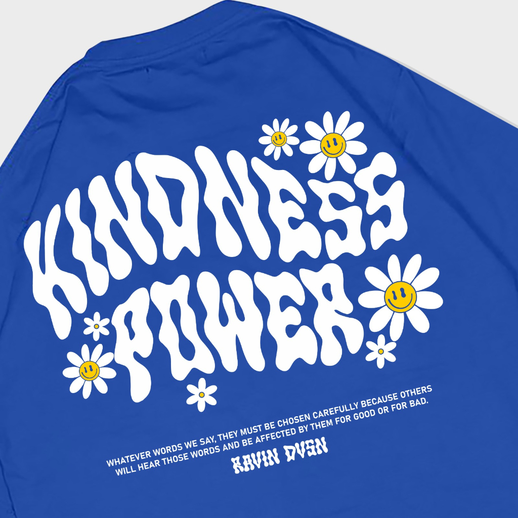 Kaos Overszie KIDNESS POWER// pria dan wanita