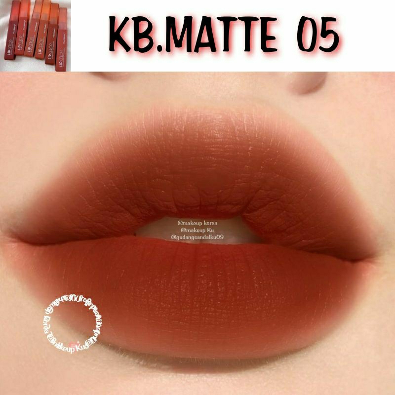 LIPSTIK WATERPROOF - LIPGLOS - LIPSTIK TAHAN LAMA DAN RINGAN - LML 1044-KB.MATTE 05