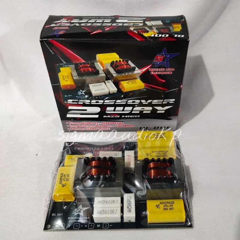 Promo Crossover Pasif 2 Way Mid High