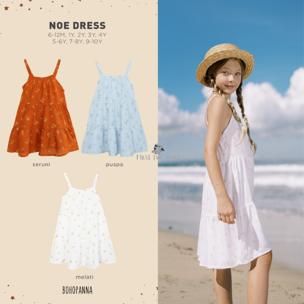 Bohopanna - Noe Dress / Dress Anak Perempuan