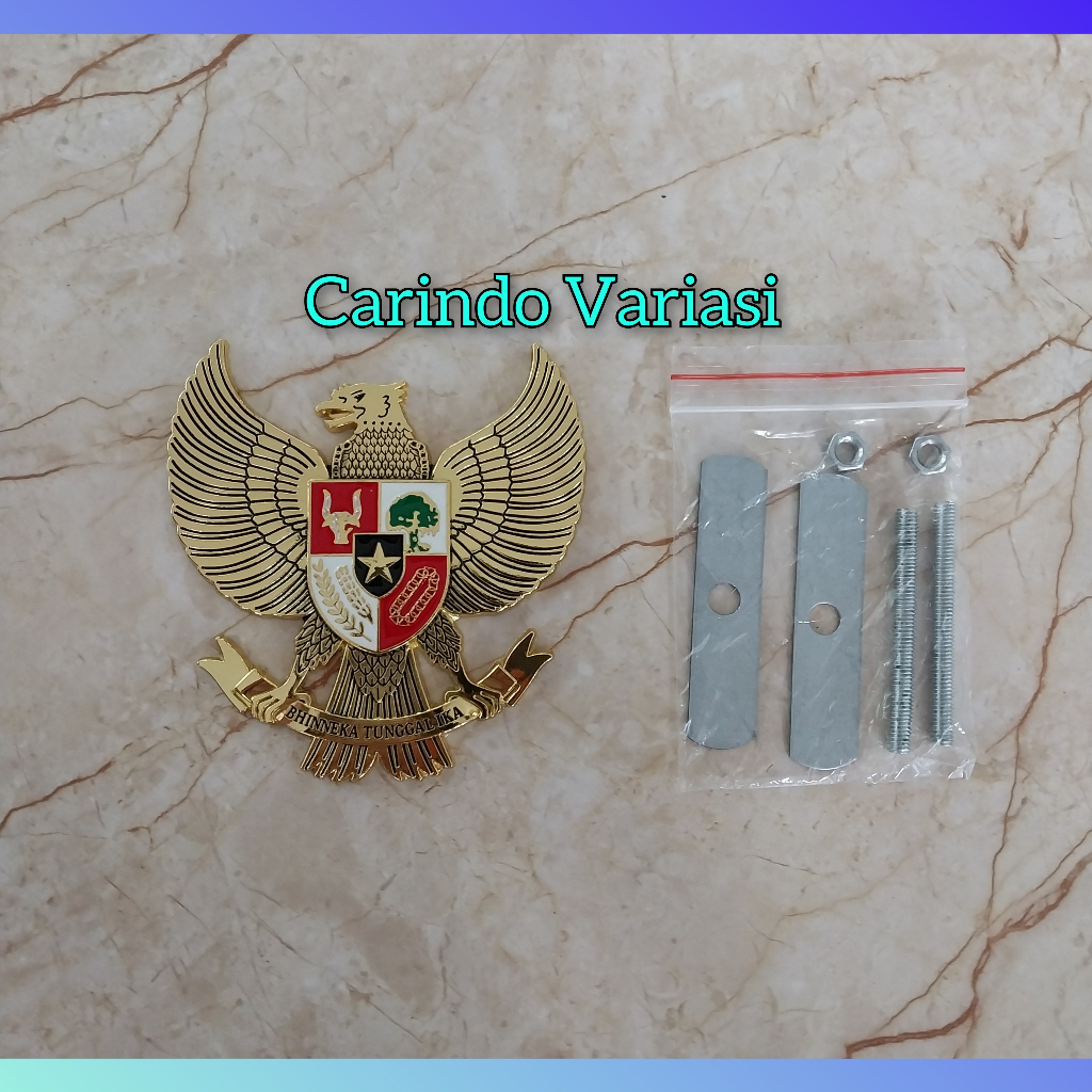 Aksesoris Eksterior Mobil Universal Emblem Logo Garuda