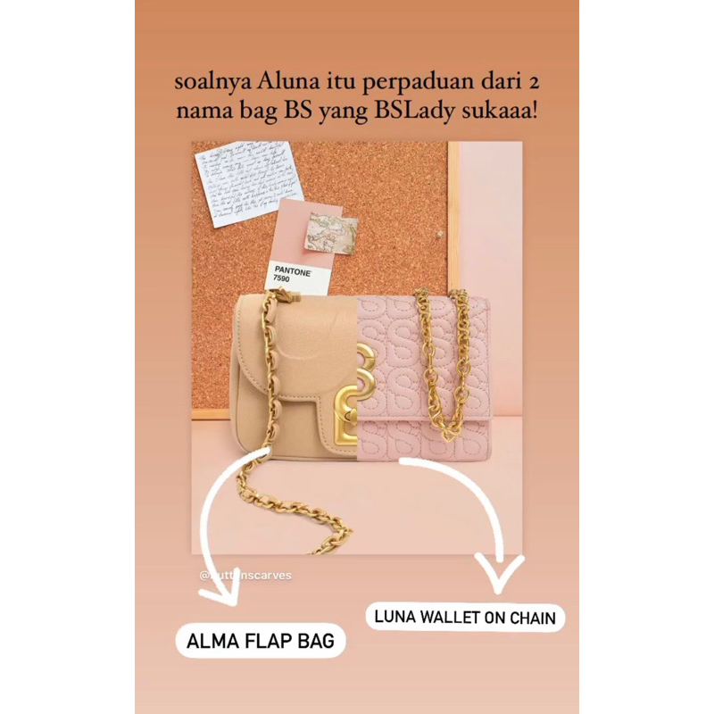 Aluna Flap Bag Medium Large Buttonscarves