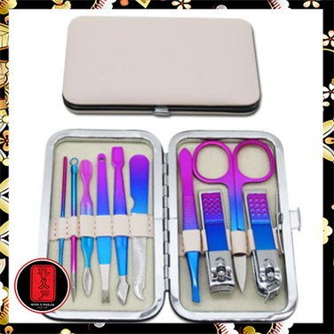 NelBeauty Nail Art Set Gunting Kuku Manicure Pedicure 10 PCS - NB10 - Multi-Color