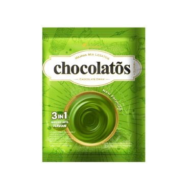 

Chocolatos Matcha Renceng 10 sachet x 24 gram/Chocolatos Green Tea Renteng