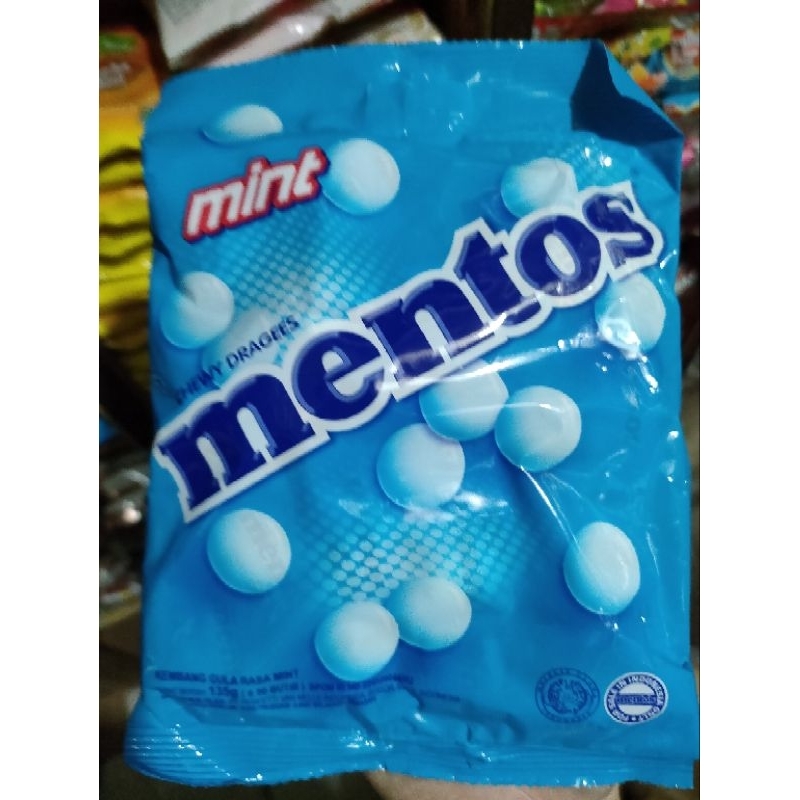 

permen Mentos chewy dragees mint pack