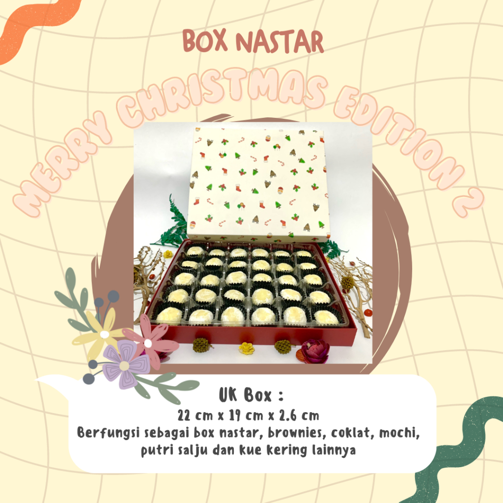 

(10SET) BOX PACKAGING CHRISTMAS (2) BOX HAMPERS KUE KERING TEMPAT PENYIMPANAN MAKANAN PACKAGING KUE HAMPERS HADIAH KOTAK KUE KOTAK MAKANAN