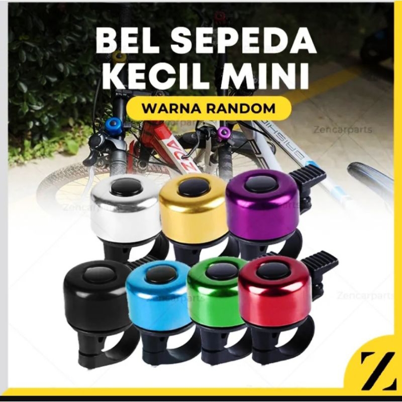 BEL SEPEDA KECIL GLOSSY WARNA RANDOM