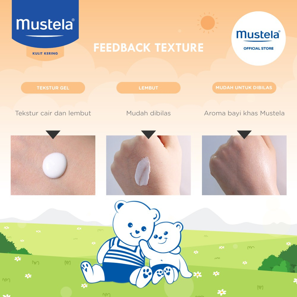 Mustela Nourishing Cleansing Gel with Cold Cream 300 ml - Sabun Mandi Bayi Kulit Kering