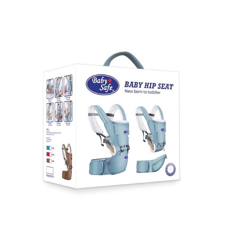 Baby Safe Hip Seat New Born To Toddler Hipseat Gendongan Bayi BC06 + Penutup Kepala