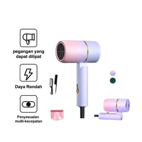 Hair Dryer Lipat / Pengering Rambut Lipat / Penata Rambut Salon