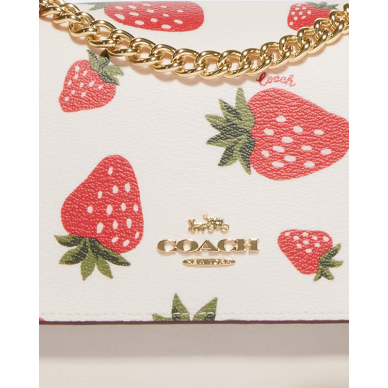 Coach Klare Crossbody With Wild Strawberry Print (CH 333)