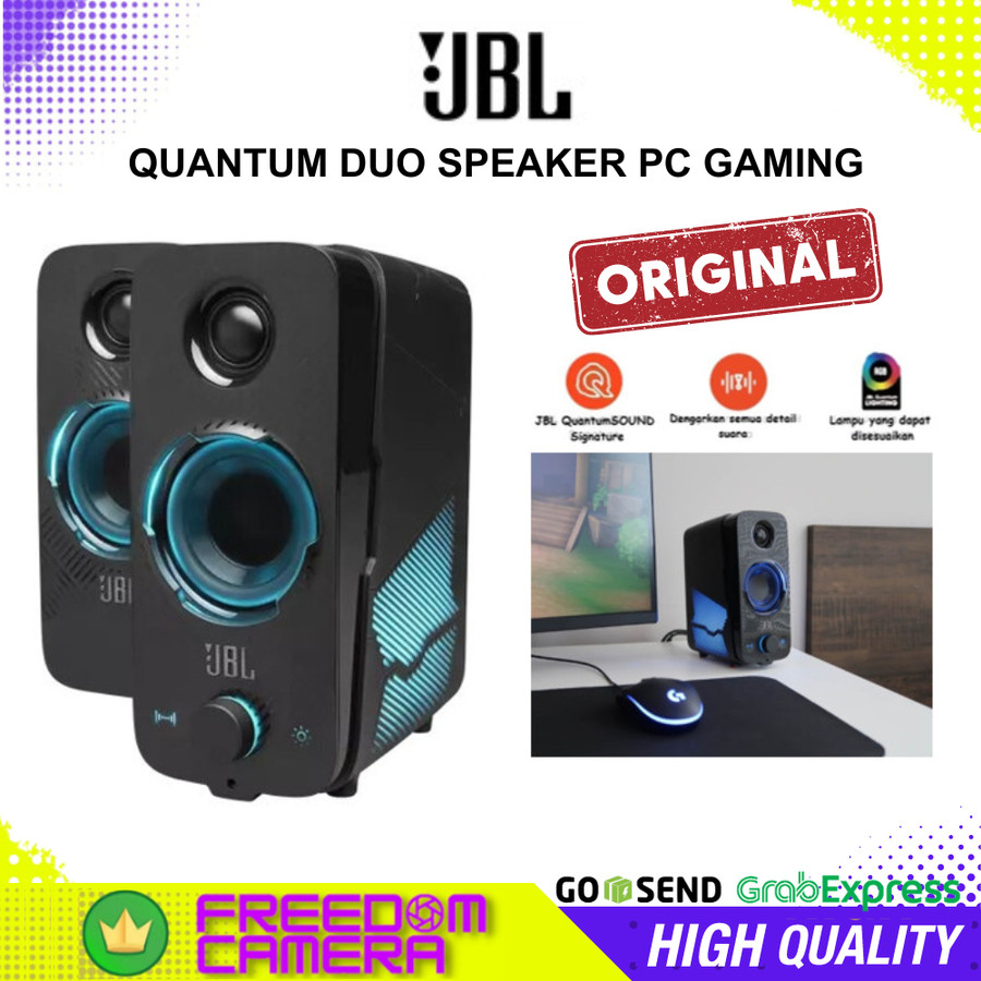 JBL Quantum Duo Speaker PC Gaming With RGB JBL Speaker QuantumDuo