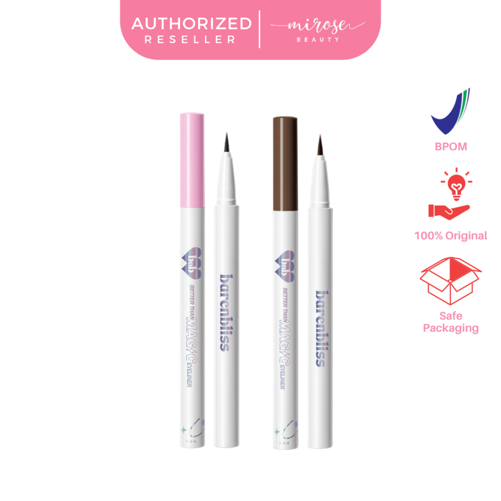 BNB barenbliss Better Than Magic Eyeliner Waterproof Korea Make Up Eyeliner Pensil【Tahan Lama-Hitam】