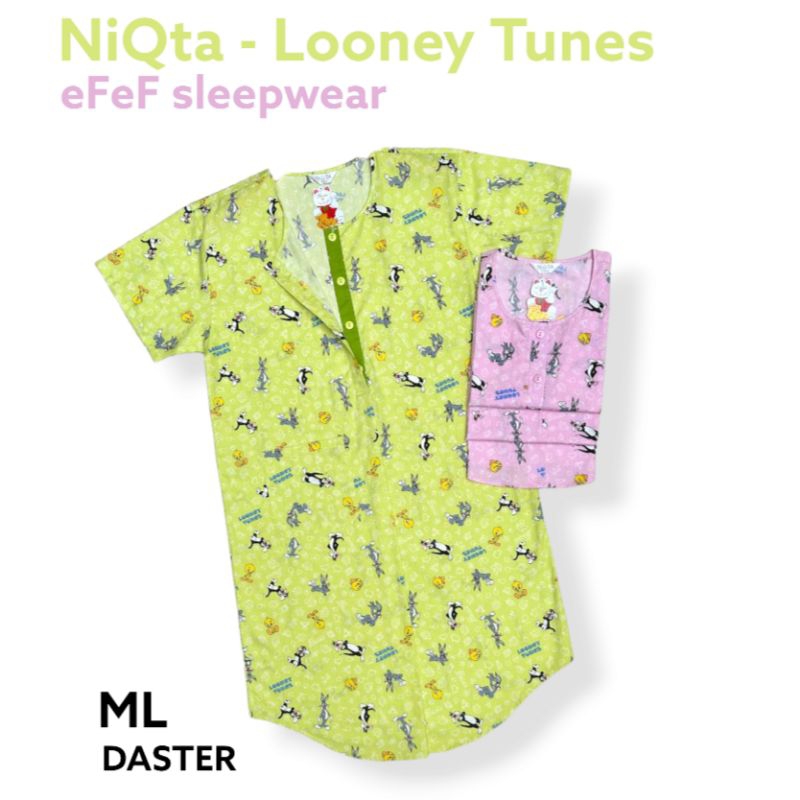 Daster katun NiQta LT size M dan L