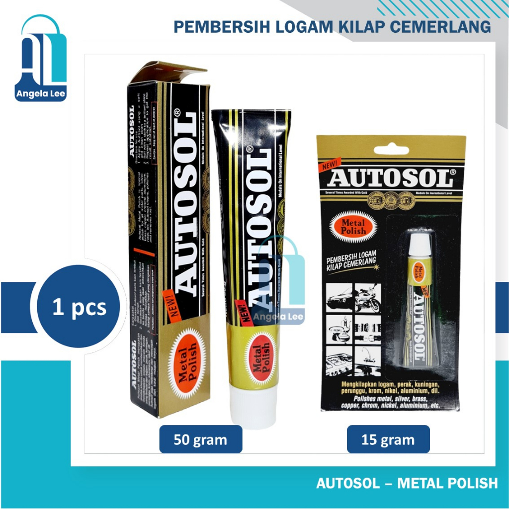 Autosol Metal Polish Pengkilap Logam Polis Metal Chrome Stainless Pembersih Cegah Karat