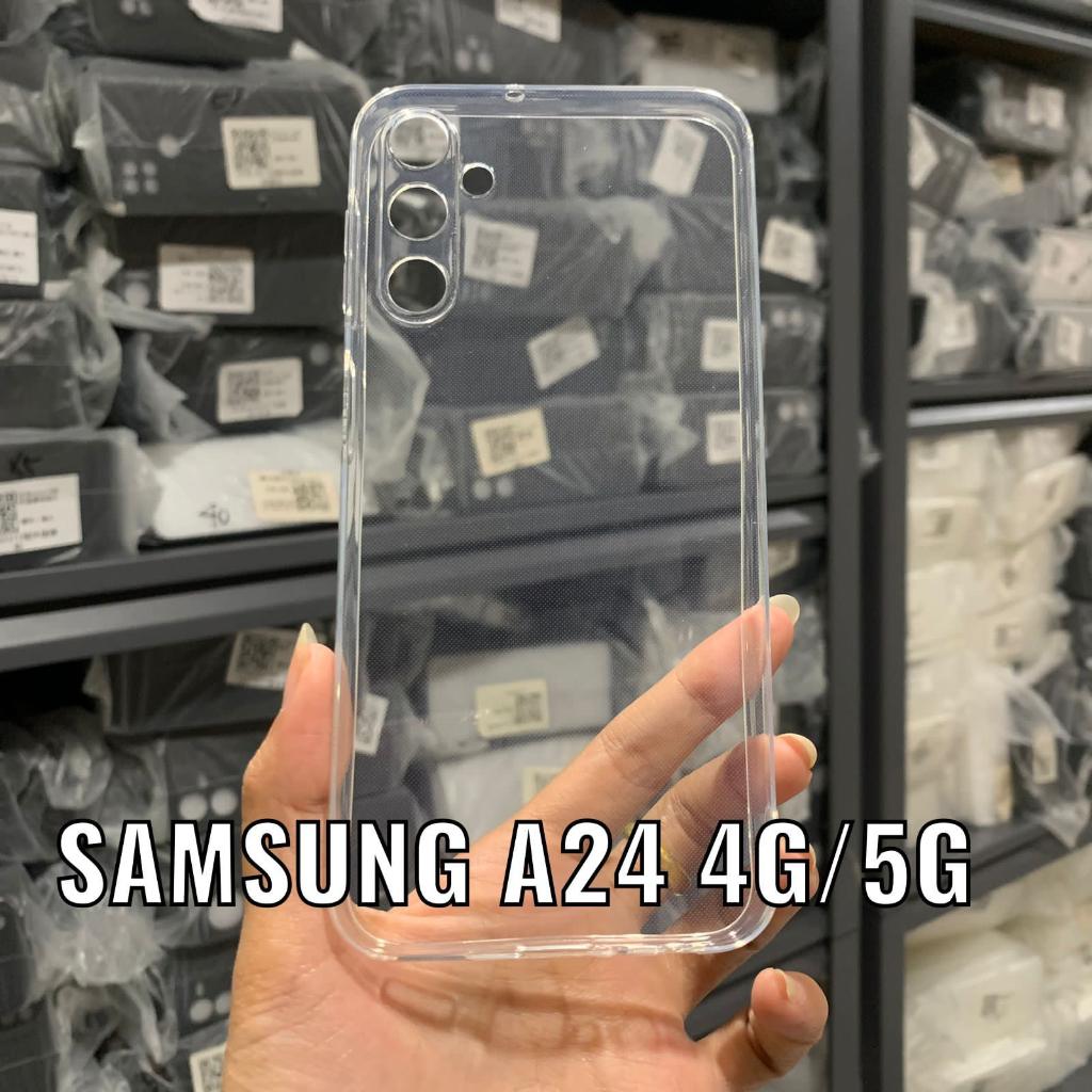 Soft Case OEM Transparan Samsung A24 4G 5G/A04E/A04S/A14 4G 5G/A32 4G/A52/A54 5G/A34 5G Clear Ultra Thin TEBAL 2.0mm SUPER CLEAR