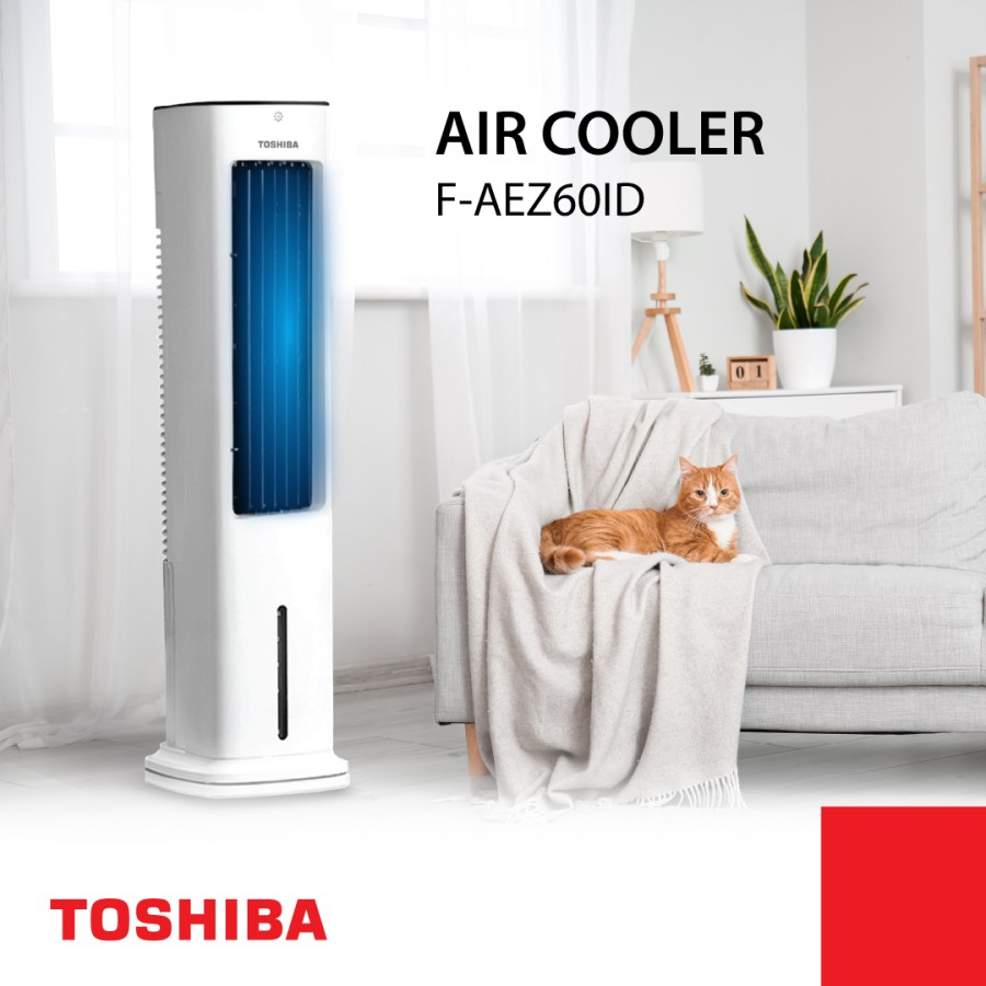 TOSHIBA F-AEZ60ID / FAEZ60ID Air Cooler 5.0 Liter - Timer 7 Jam