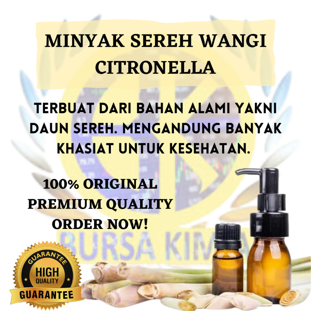 termurah 100ml Minyak sereh wangi citronella ori minyak sereh citronella