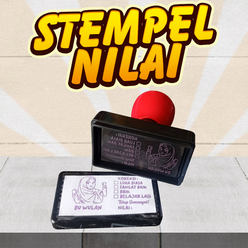 

Stempel Nilai Guru / Penilaian / Koreksi / Reward