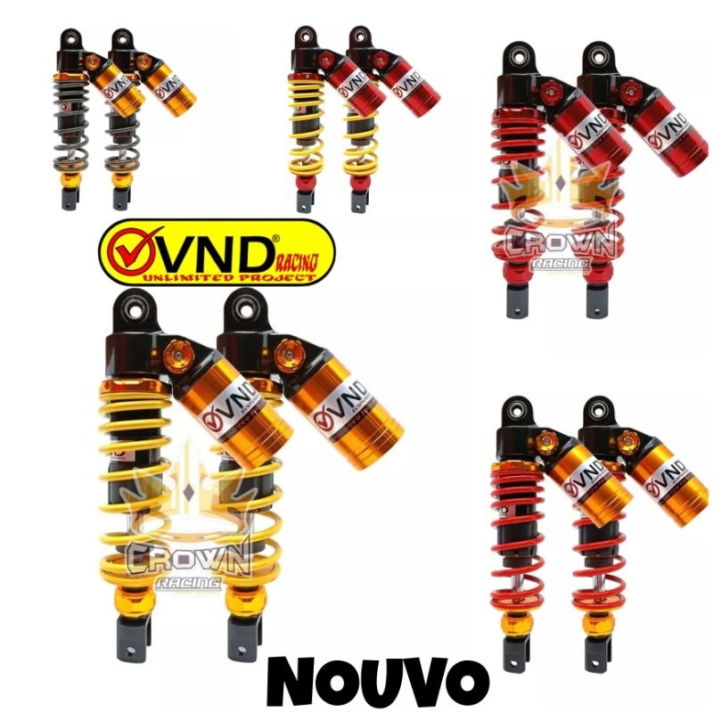 Shockbreaker Shock VND Click Rebound Tabung Atas 275mm Yamaha Nouvo