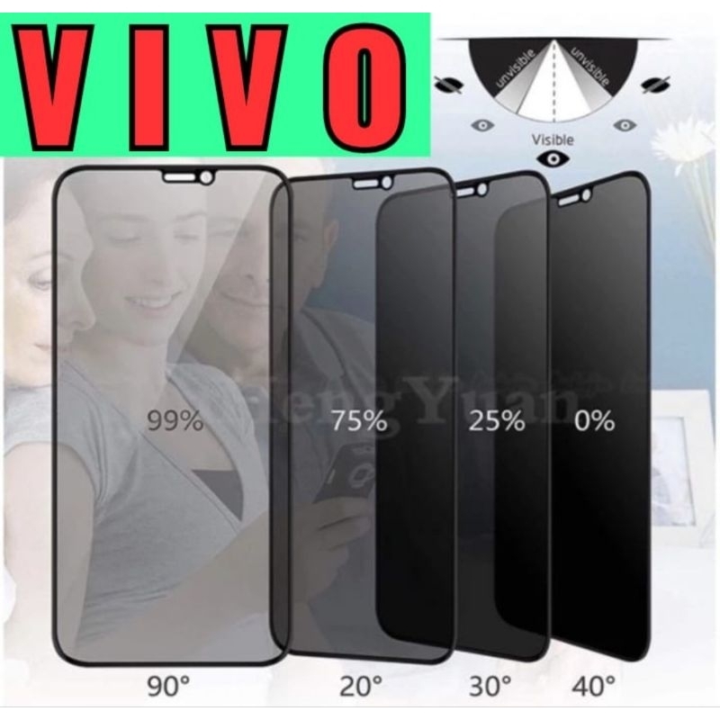 TG KACA Tempered Glass Anti-Spy VIVO Y01 / Y02 / Y02S / Y1S / Y5S / Y11 / Y12 / Y12I / Y12S / Y15 / Y15S / Y16 / Y17 / Y20/i/S / Y20S G / Y21 / Y21A / Y21T / Y21S Y22 Y22S Y33S Y33T Y35 Y51 Y53S Y75 Y91/i/C Y93 Y95 / V20 / V20 SE / V21 / V23E / V25 / V25E