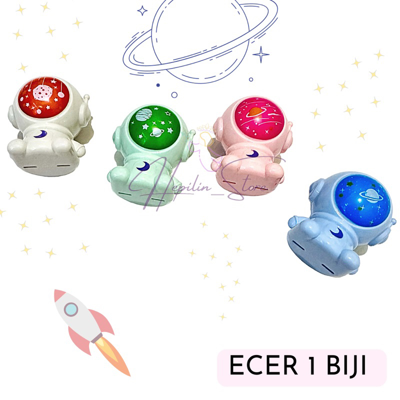 

Rautan Pensil Astronot 3D ( ECER 1 Biji ) / Astronout Sharpener