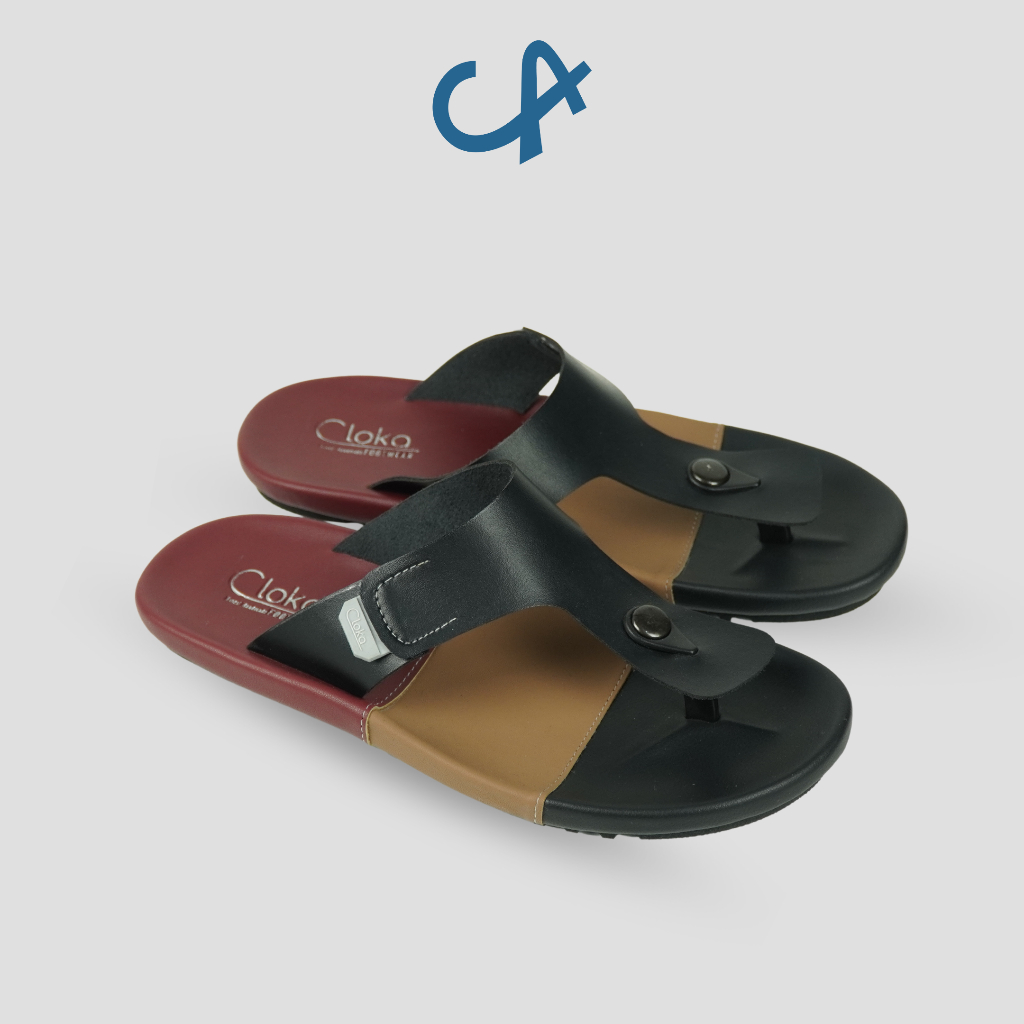 Sandal Pria Jepit KasuaL Santai Ukuran Big Size Sendal Cowok Dewasa Anti Slip Elegan Flipflops - Cloka Conte