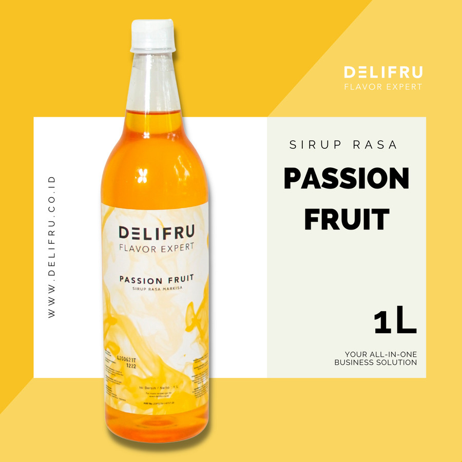 

Delifru Syrup Passion Fruit - Sirup Markisa 1 Liter