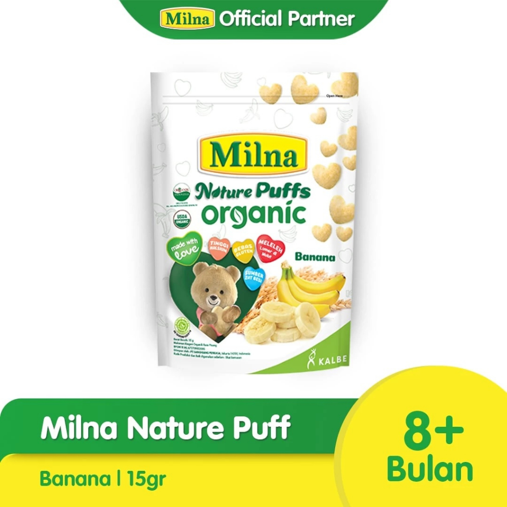 Snack bayi Milna Puff 15g